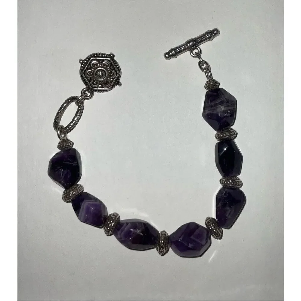 Natural Amethyst Bracelet